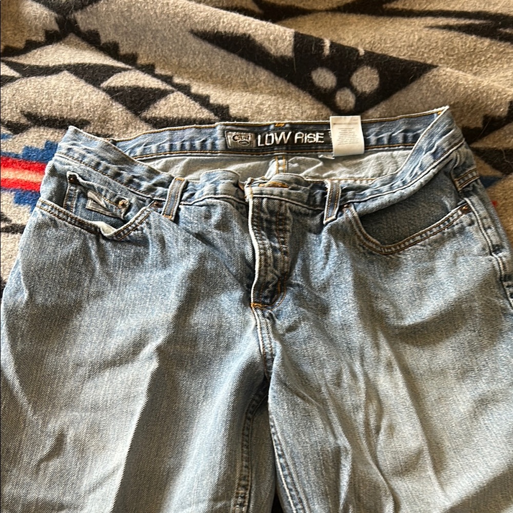 Low Rise Women's Blue Jeans